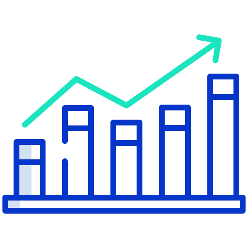 Chart graph bar chart chart icon