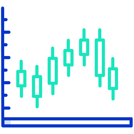 Plot analytics box visualization icon