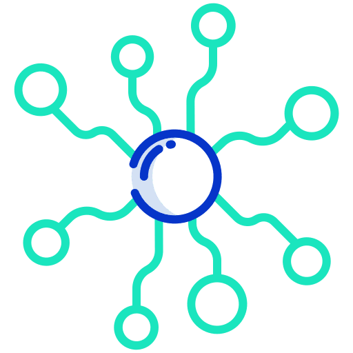 Connection networking network business icon Connection networking network business icon