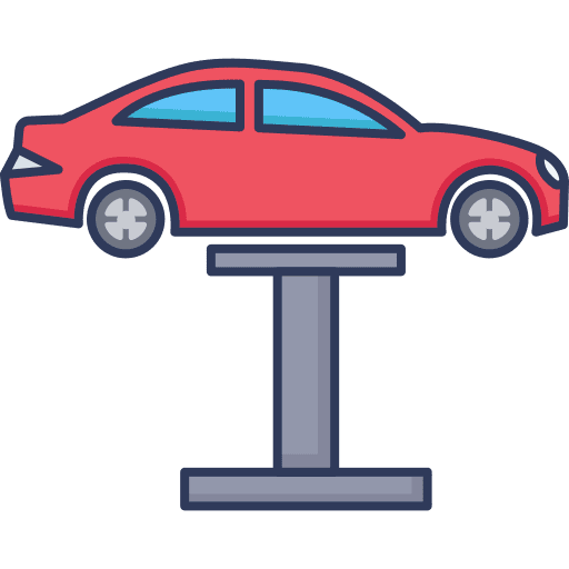 Car jack transportation service car jack icon