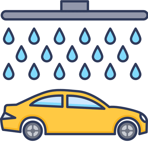 Car wash cleaning car wash vehicle icon