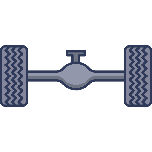 Car wheel transportation car wheel spare parts icon