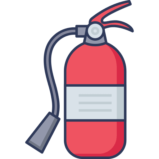 Extinguisher cylinder safety emergency icon