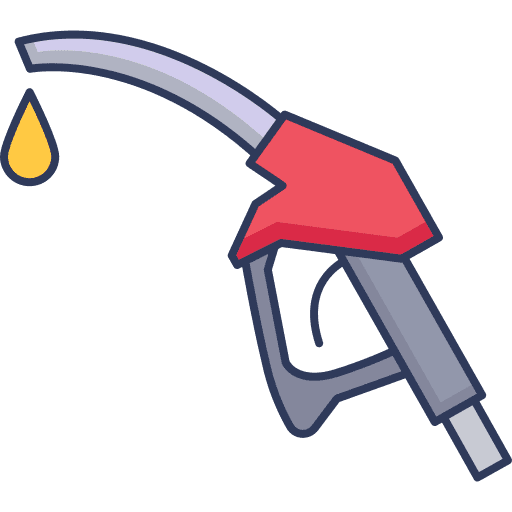 Fuel transportation diesel fuel icon