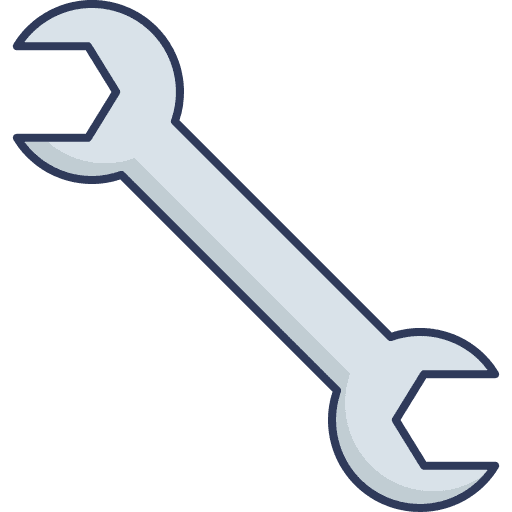Wrench spinner repair wrench icon