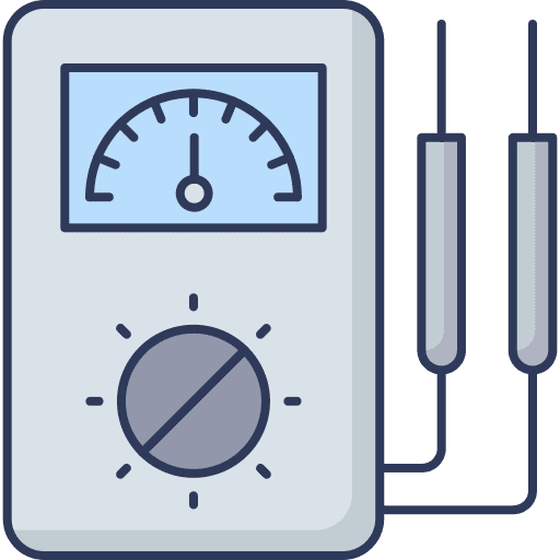 Electric meter device electric meter electronics icon