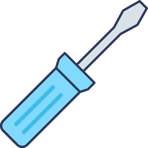 Screwdriver carpenter carpentry repair icon