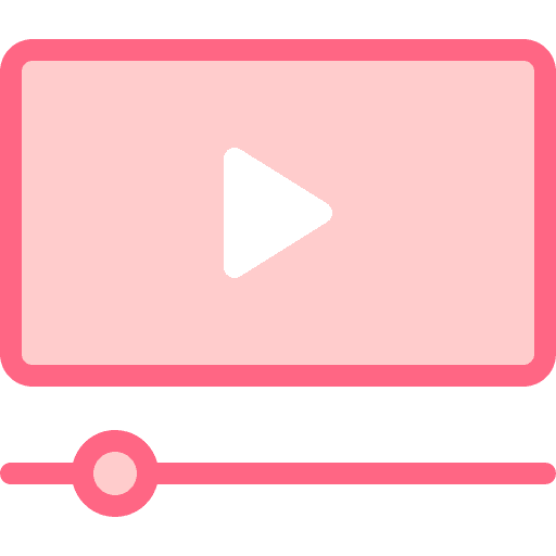 Video player multimedia option video player music and multimedia icon