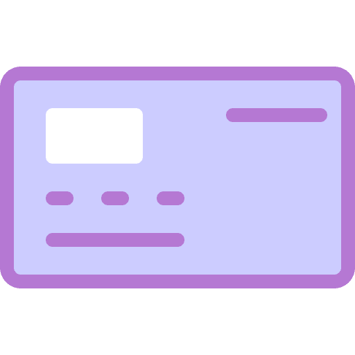 Debit card pay business and finance payment icon