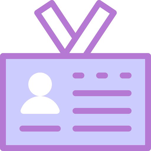 Id card id card identity identification icon