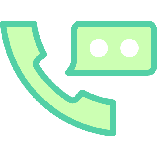 Phone call speech bubble telephone consult icon