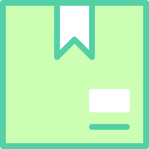 Product shipping and delivery packaging package icon