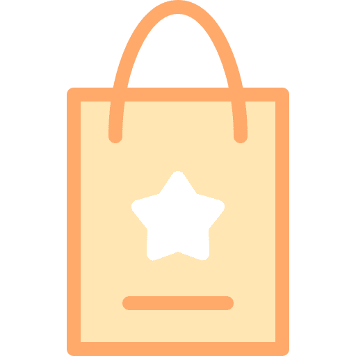 Bag shopper shopping bag commerce and shopping icon