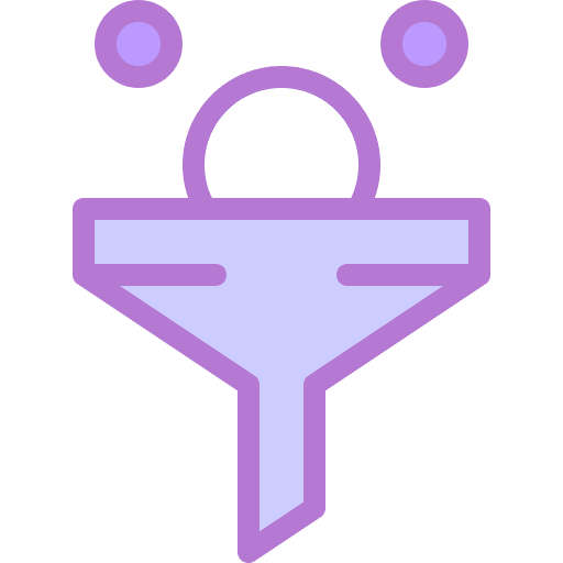 Filter ui commerce seo and web icon
