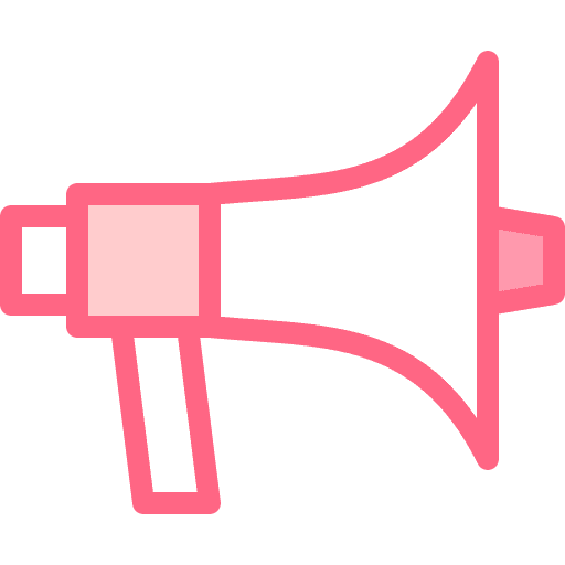 Megaphone shout bullhorn communications icon