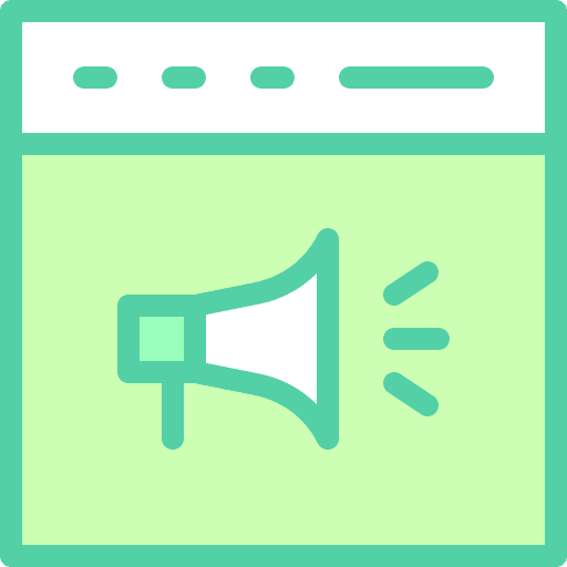 Browser ads browser advertisement icon