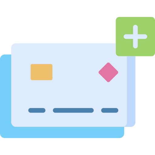 Add business credit card card icon