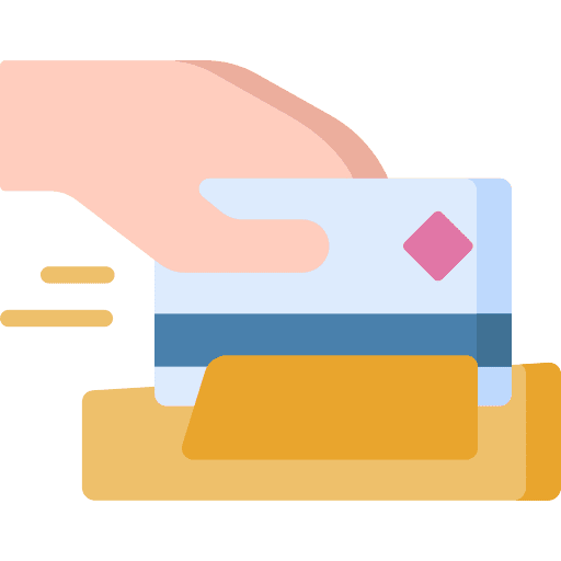 Credit card debit card payment method commerce icon Credit card debit card payment method commerce icon