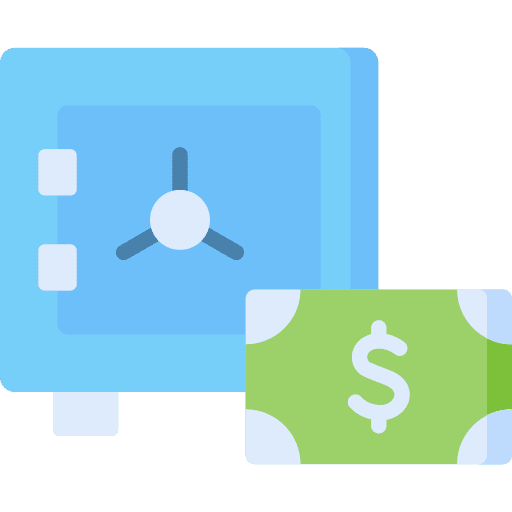 Deposit payment business and finance cash icon Deposit payment business and finance cash icon