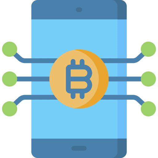 Bitcoin digital currency payment electronics icon Bitcoin digital currency payment electronics icon