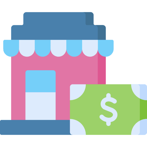 Payment dollar payment building icon Payment dollar payment building icon