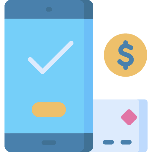 Payment smartphone payment business and finance icon Payment smartphone payment business and finance icon