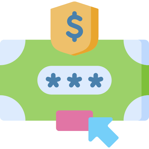 Secure payment blocked debit card secure payment icon Secure payment blocked debit card secure payment icon