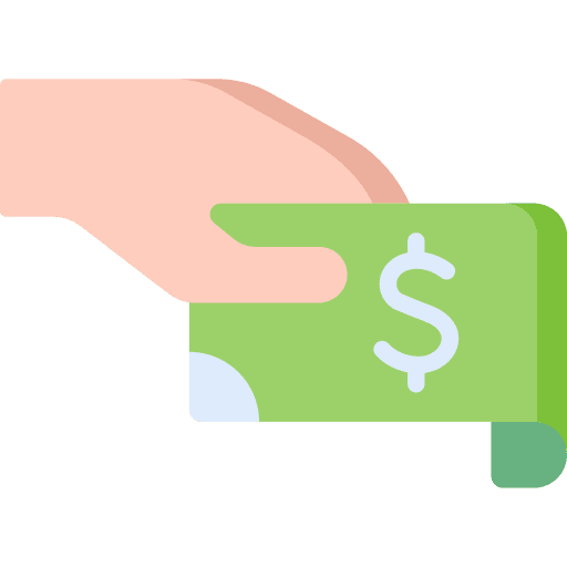 Cash business bundle money icon Cash business bundle money icon