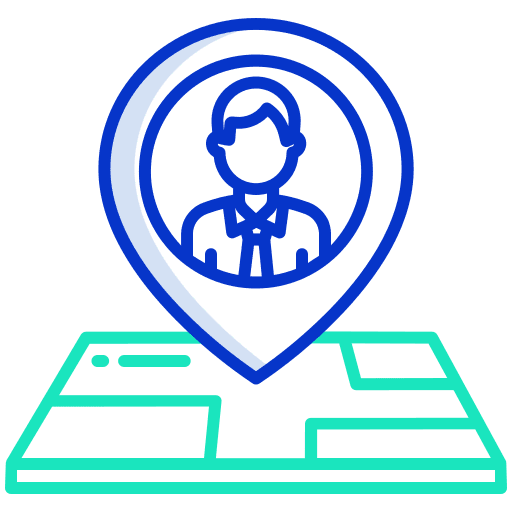 Placeholder man mapping location icon