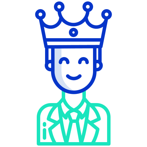 Best employee worker user moderator icon