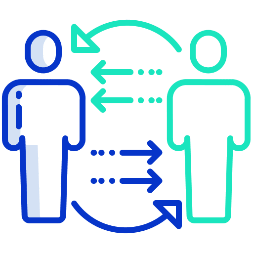 Connection connection talking user icon