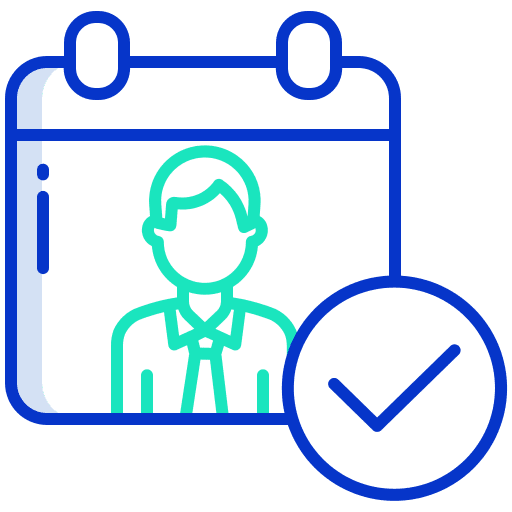 Day time and date day date icon