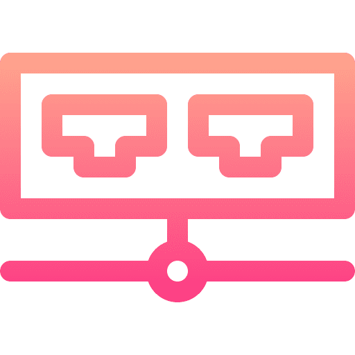 Hub ethernet computer hub icon Hub ethernet computer hub icon