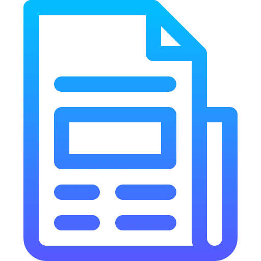 Newspaper publication report news report icon Newspaper publication report news report icon