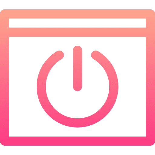 Off button stand by shapes and symbols icon Off button stand by shapes and symbols icon