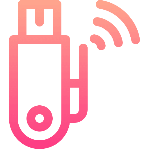 Usb wired cable wireless icon Usb wired cable wireless icon