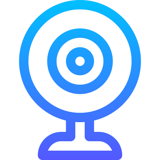 Webcam camera technology interface icon Webcam camera technology interface icon