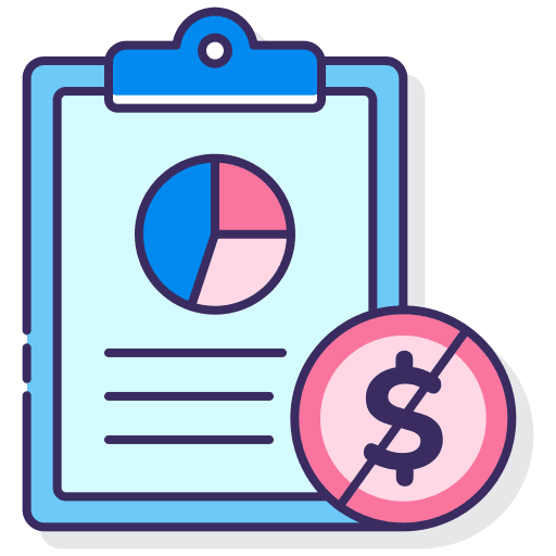 Business proposal seo and web sheets proposal icon