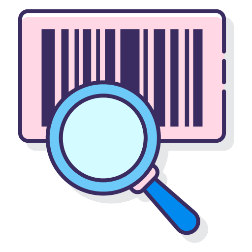 Order tracking tracking barcodes data icon