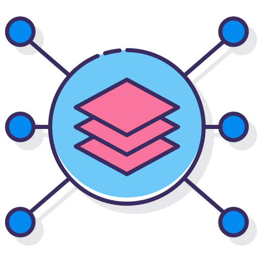 Deployment computer interface web icon