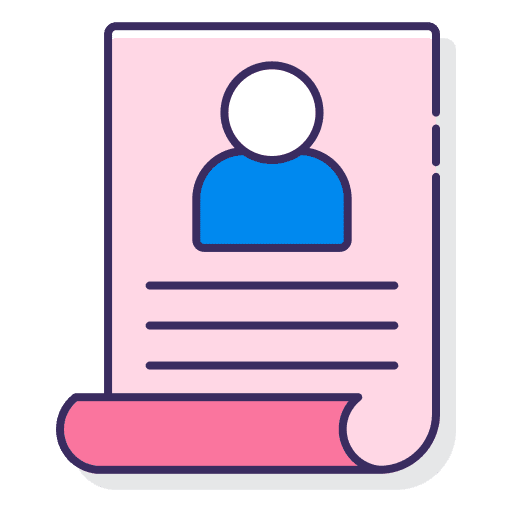 File checklist file person icon