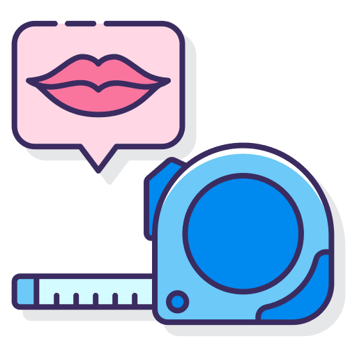 Measuring marketing measuring tape measure tape icon