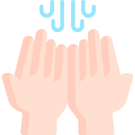 Drying drying healthcare and medical wc icon