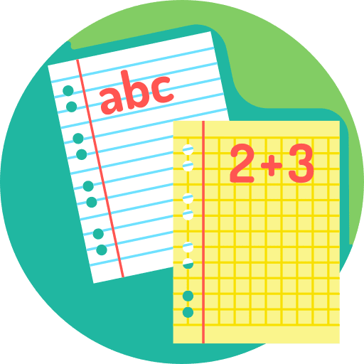 Paper knowledge subjects literature icon