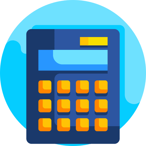Calculator technology calculator maths icon Calculator technology calculator maths icon