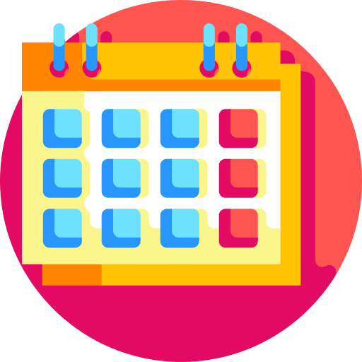 Calendar data picker time and date organization icon Calendar data picker time and date organization icon
