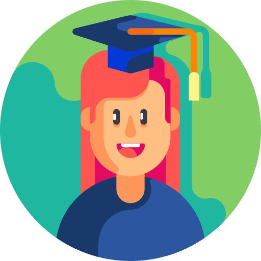 Student graduation girl avatar icon Student graduation girl avatar icon