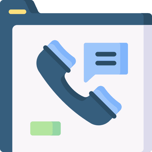 Contact us telephone call call center communications icon