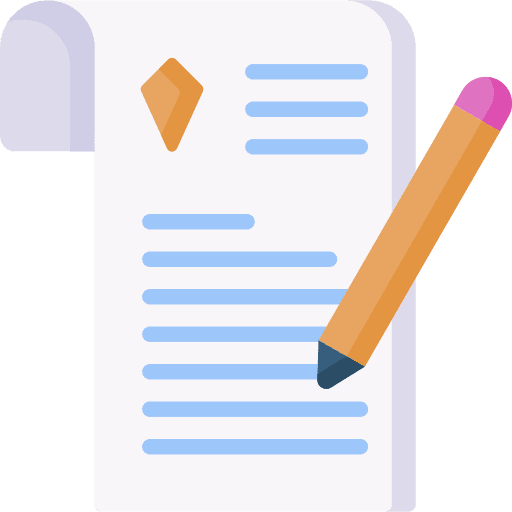 Letter disclosure review communications icon