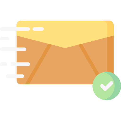 Send communications message mail icon